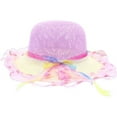 thumbnail image 3 of Tea Party Hats for Girls Easter Kids Sun Hat Wide Brim Summer Beach Hat for Boys Girls Toddler Outdoor Play Travel Lightweight Breathable, 3 of 3