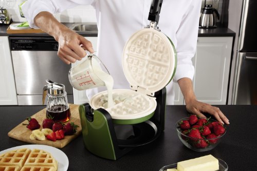 oster titanium infused duraceramic flip waffle maker