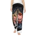 thumbnail image 2 of Lsque Chucky Print Women's Pajama Pants, Lounge Pant - Comfortable Home Wear,Elastic Waistband, Stylish Design-X-Large, 2 of 9