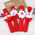 thumbnail image 4 of 2 piezas de pulsera navideña, juguete de Navidad, muñeco de nieve, alce, Papá Noel, círculo de palmaditas, regalos de Navidad, juguetes para niños, adultos, pulsera para niños, 4 of 5