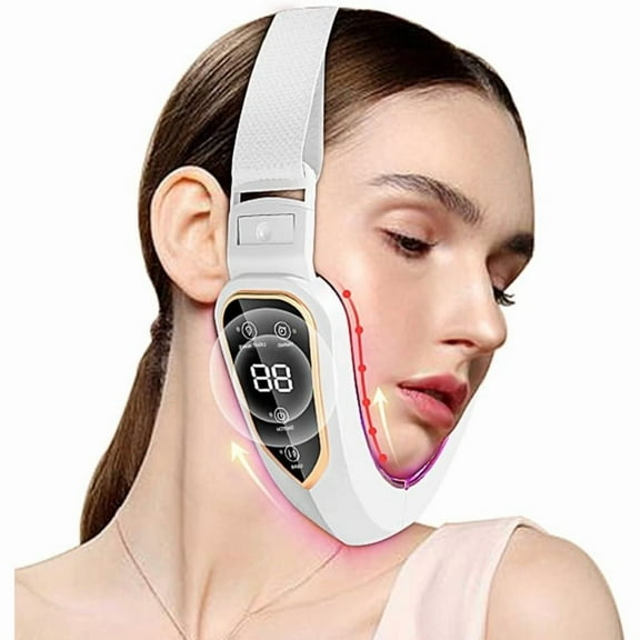 Double Chin and V-Shaped Face Device Electric V-Line Lifting Machine for Women(White)