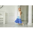 thumbnail image 4 of Arshiner Girls Maxi Summer Short Flutter Sleeve Casual Dress with Pockets for 12-13 Years, 4 of 5