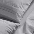 thumbnail image 6 of Mellanni 6 Piece Bed Sheet Set Brushed Microfiber, Extra Deep Pocket, Queen, Light Gray, 6 of 7