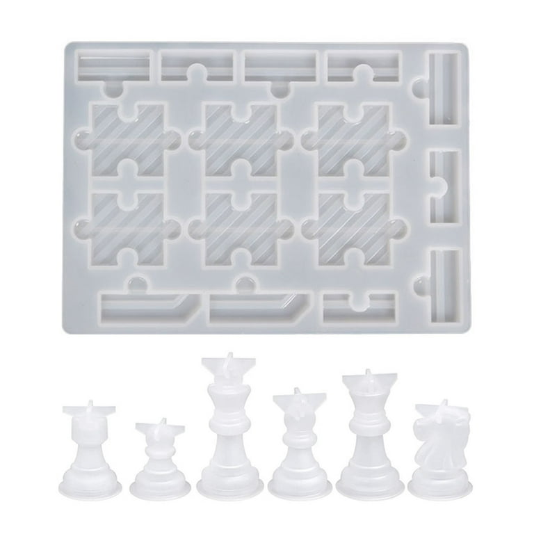 Diy Chess Resin Mold Resin Chess Pieces Set Silicone Mold 3d