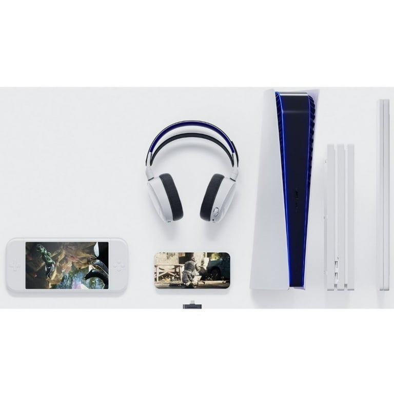 SteelSeries Arctis 7P Headset full size 2.4 GHz wireless USB C white for Sony PlayStation 4 Sony PlayStation 4 Pro Sony PlayStation 4 Slim Sony PlayStation 5 Walmart