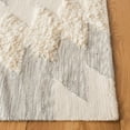 thumbnail image 4 of SAFAVIEH Kenya Lennard Geometric Area Rug, Grey/Ivory, 9' x 12', 4 of 13
