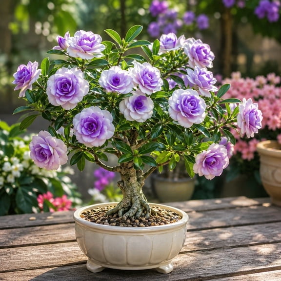 Desert Rose, Garden Decoration - Easy Grow - Ideal for Beds Borders, Plant Pots & Planters