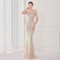 thumbnail image 2 of Vestido de fantasía con lentejuelas, vestido de fiesta, vestido de noche, vestido sexy largo para brindis, vestido de presentadora, 2 of 5