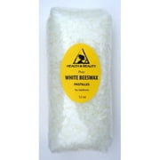 White Beeswax Bees Wax Organic Pastilles Beads Premium 100% Pure 12 Oz
