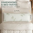 thumbnail image 4 of NixiYa Cooling Body Pillows for Adults Bamboo Body Pillow Memory Foam 20''×50'', 4 of 5