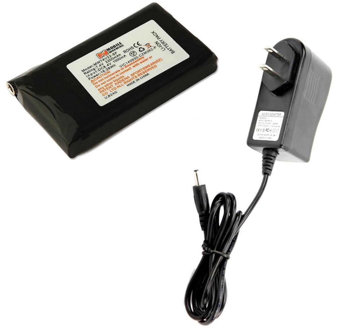 mobile warming 7.4 v women's ion heated baselayer pant