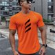 thumbnail image 3 of Camiseta de manga corta para hombre, ropa deportiva para correr, de malla, de entrenamiento, Tops de alta calidad, 2023, 3 of 5