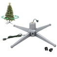 thumbnail image 1 of Home Heritage Metal Rotating Christmas Tree Stand for Trees Up to 7.5 ft, 1 of 9