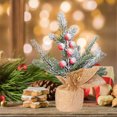 thumbnail image 1 of kkbbma Black and Friday Sales Artificial Mini Christmas Tree - Tabletop Christmas Tree Mini Artificial Christmas Tree for Table Top Desk Classic Series Holiday Decoration, 1 of 6