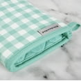 thumbnail image 4 of KitchenAid Gingham Oven Mitt 2-Pack Set, Aqua Sky, 7"x13", 4 of 5