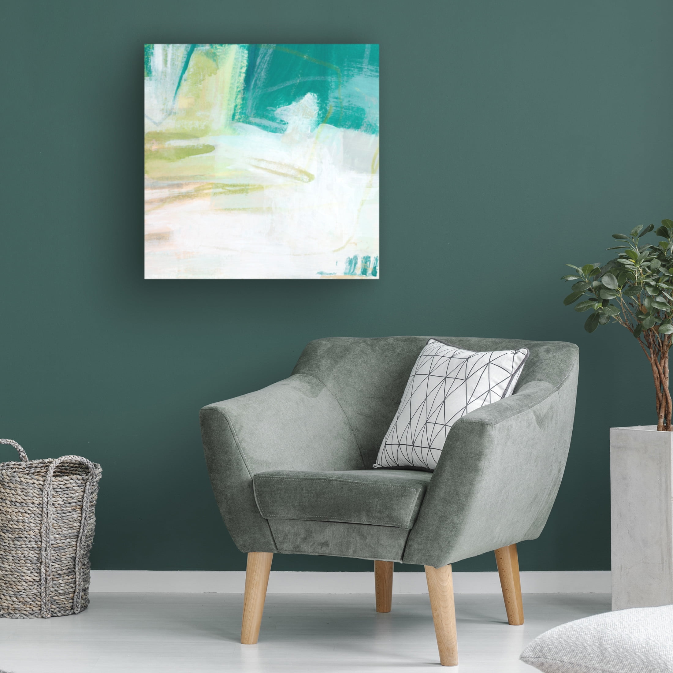 Trademark Fine Art June Erica Vess  Cuadra III Canvas Wall Art
