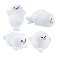 thumbnail image 7 of BPPEG 4pcs Mini Resin Sea Animals Cute Miniature Seal Figurines for Garden Small Animal Figures for Office Desk Bookshelf Home Decor, 7 of 7