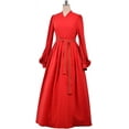 thumbnail image 2 of Princess Bride Dress for Women Red Wedding Dress Buttercup Halloween Dress, 2 of 10