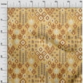 thumbnail image 2 of oneOone Cotton Poplin Fabric Block & Geometric Ikat Decor Fabric Printed BTY 42 Inch Wide, 2 of 4