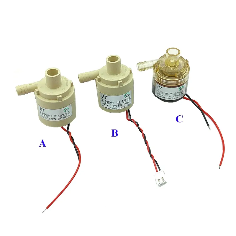 ET 23 Series Mini Brushless DC 5V 6V Submersible Water Pump with Centrifugal Impeller for DIY Fountain Aquarium Circulating Pump