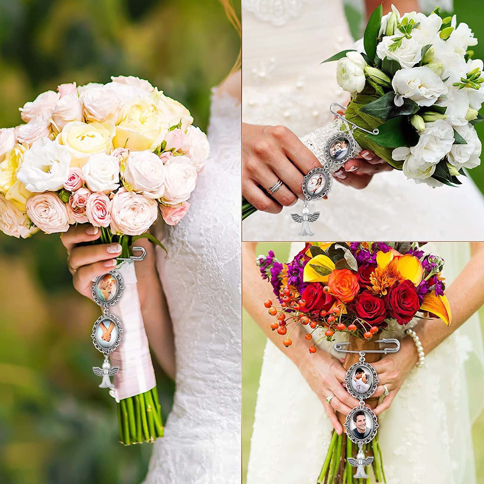 Memorial brooch for wedding best sale bouquet
