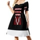 thumbnail image 2 of Vestido de manga corta Night Garden XXXII Vestido largo de verano para mujer Vestido de verano para mujer 2025 Vestidos sueltos elegantes para mujer, 2 of 8