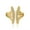 Gold, variant on Window Pattern Adjustable Ring for Women Cz Gold Plated Ginger Lyne Collection
