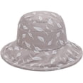 thumbnail image 2 of CoCopeaunts Summer Bucket Hat for Women White Pearl Decorated Beach Outdoor Travel Sunscreen Cotton Foldable Ladies Bucket Cap, 2 of 8
