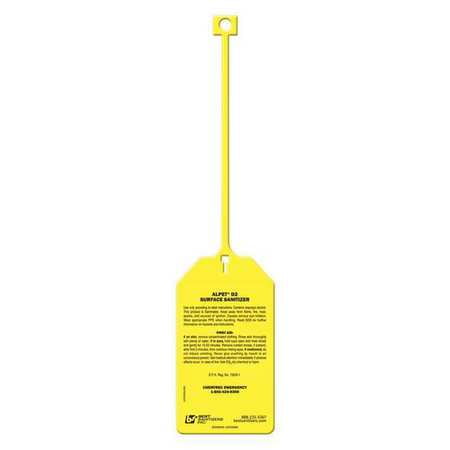 

Safety Tag 13 in x 3 in Plastic