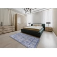 thumbnail image 4 of Ahgly Company Indoor Rectangle Mid-Century Modern Blue Gray Oriental Area Rugs, 6' x 9', 4 of 6
