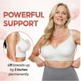 thumbnail image 2 of Senorita Zip up Bra, Senorata - Uplacy - Zip-up Powerful Support Comfy Bra, Ziplacy Women's Zip Front Sports Wireless, 2 of 8