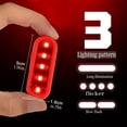 thumbnail image 4 of ECOLIVIZIT Running Lights Black Sports Reflectors with Elastic Band & Clip (2 Pack), 4 of 7