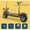 thumbnail image 3 of SMATEIGHT Scooter Eléctrico de Doble Motor para Adultos 2400W 40MPH 40Miles de Largo, Neumáticos E-Scooter de 10", 3 of 7