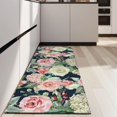 thumbnail image 4 of Pioneer Flower Floral Print Pattern Kitchen Rug Mat,Kitchen Runner Rugs Non Skid Washable,Decorative Kitchen Floor Mats for Kitchen,Sink,Laundry,17"X47", 4 of 5