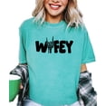 thumbnail image 2 of Wifey Skeleton Fall Shirt for Women Trendy Halloween Tee for Adults Seafoam Shirt Adult 2X-Large, 2 of 4