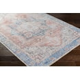 thumbnail image 3 of Mark&Day Washable Rugs, 3x5 Sunman Traditional Cider Area Rug, Blue Orange Grey Carpet for Living Room, Bedroom or Kitchen (3' x 5', Machine Washable), 3 of 3