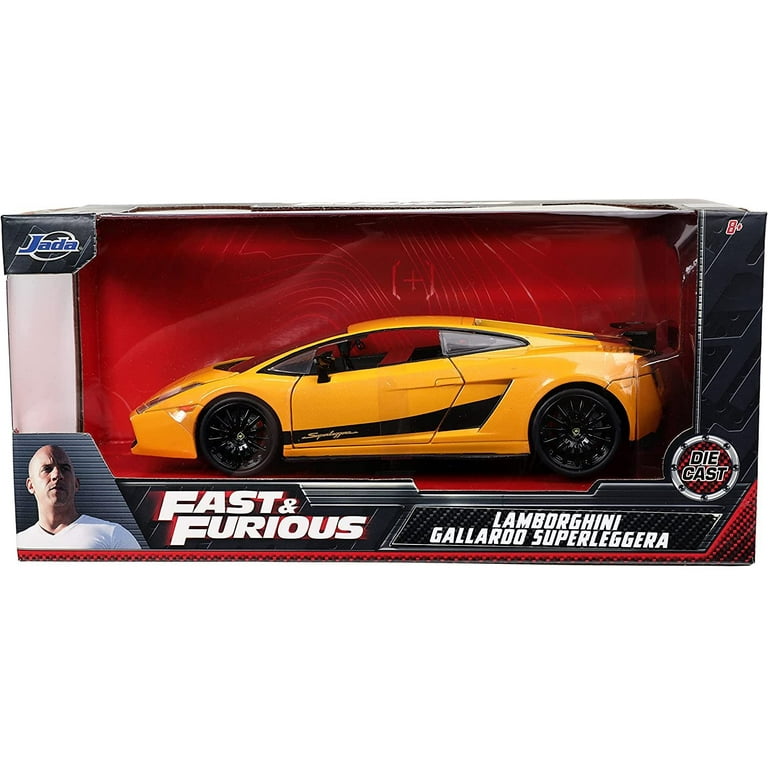 魅了 1:24 Fast & Furious Lamborghini Gallardo Superleggera Jada Toys
