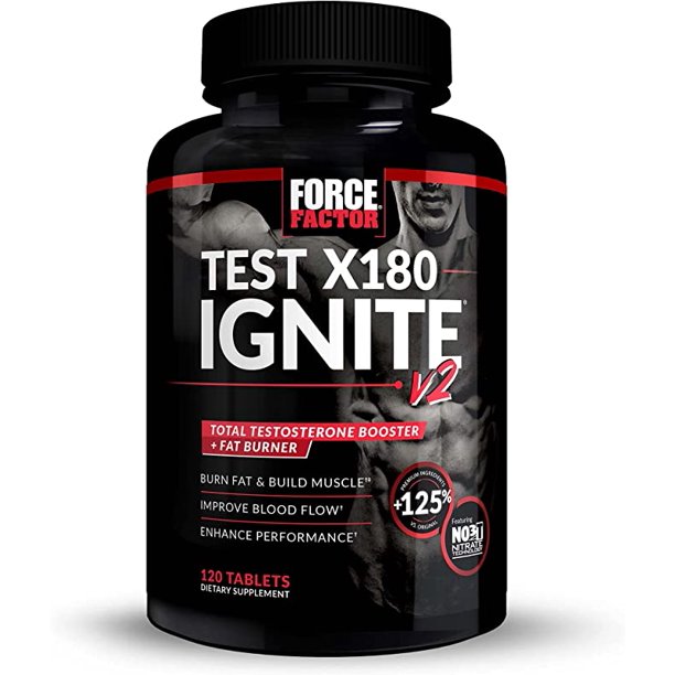 Force Factor Test X180 Ignite v2 Testosterone Booster & Supplement with