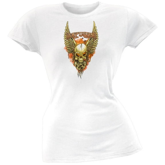 Disturbed Women's Juniors Wings Short Sleeve T Shirt