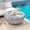 marble,White, variant on 35.43" Modern Outdoor and Indoor Waterproof Coffee Table, Durable MgO Cement Design, Suitable for Terraces, Gardens, Backyards and Living Rooms (Marble white)