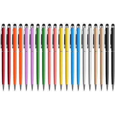 Stylus Pen Stylus Pens for Touch Screens Universal Stylus Ballpoint Pen 2 in 1 Stylists Pens for iPad iPhone Tablet Laptops Kindle Samsung Galaxy All Capacitive Touch Screens