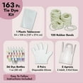 26Color Bright Tie Dye Craft Kit TShirt Fabric Dyes with