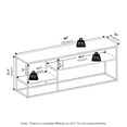 thumbnail image 4 of Furinno Moretti Modern Lifestyle TV Stand for TV up to 65 Inch, Solid White/White, 4 of 6