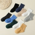 thumbnail image 6 of Odeerbi 20 PCS Cotton Ankle Socks for Kids Boys Girls Cute Soft Crew Socks Baby Children's Solid Color Short Tube Socks, 6 of 6