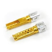 Gold Slashed Rear Foot Pegs for Suzuki GSX1300R 1999-2003