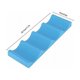 thumbnail image 2 of Soporte para botellas apilable, organizador de almacenamiento de latas y soporte para botellas fácil de apilar, soporte de almacenamiento de silicona para nevera para despensa, cocina azul 2 29,7 x 1, 2 of 5