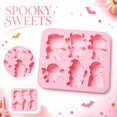 thumbnail image 2 of Halloween Decorations Baking Mold, Halloween Cake Mold for Chocolate Dessert Making, Halloween Decor Baking Supplies for Party Treats,Holiday Baking Accessories and Halloween Celebration Preparation, 2 of 8