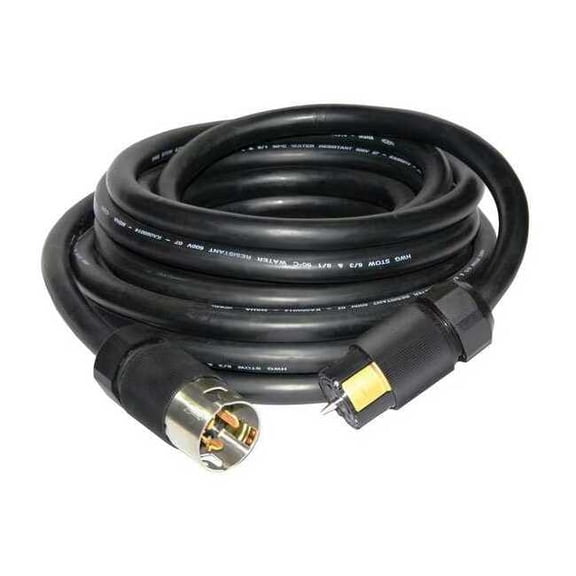 Hubbell Wiring Device-Kellems Temporary Power Cord,50A,50 ft,3 Poles TPC50