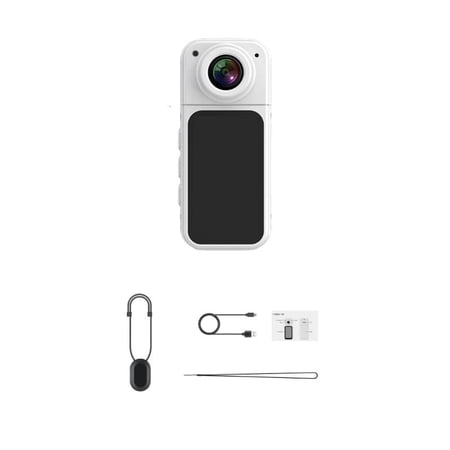 lanema Portable Body Camera Sports Camera With Magnetic Mounts Perfect For Daily Vlogs And Pet Trackings Easy to Use and Take