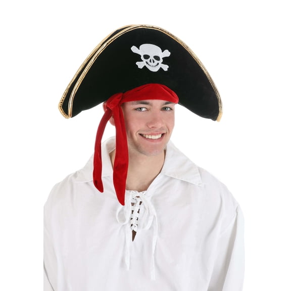 Classic Adult Pirate Costume Hat